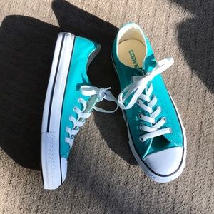 Teal Converse Sneakers